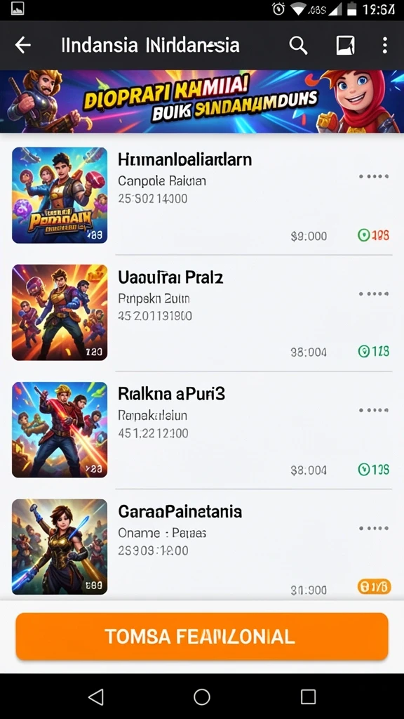 Screenshot menampilkan antarmuka pengguna yang menarik.