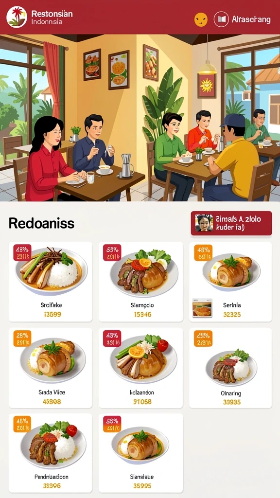 Tampilan antarmuka yang intuitif dan mudah dipahami oleh pemain baru.