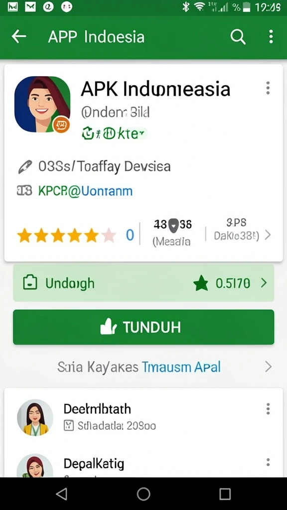 Tampilan awal yang menarik dan mudah dinavigasi.