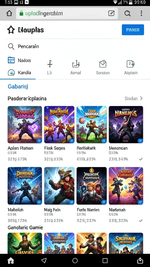 Karakter-karakter unik yang siap untuk dimainkan.