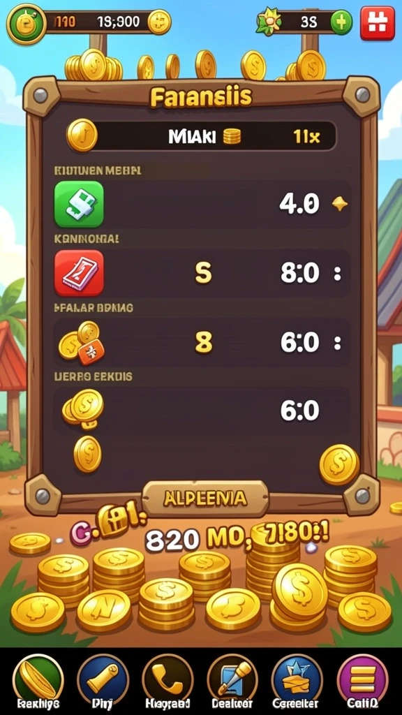 Menu utama yang user-friendly dan mudah dinavigasi.
