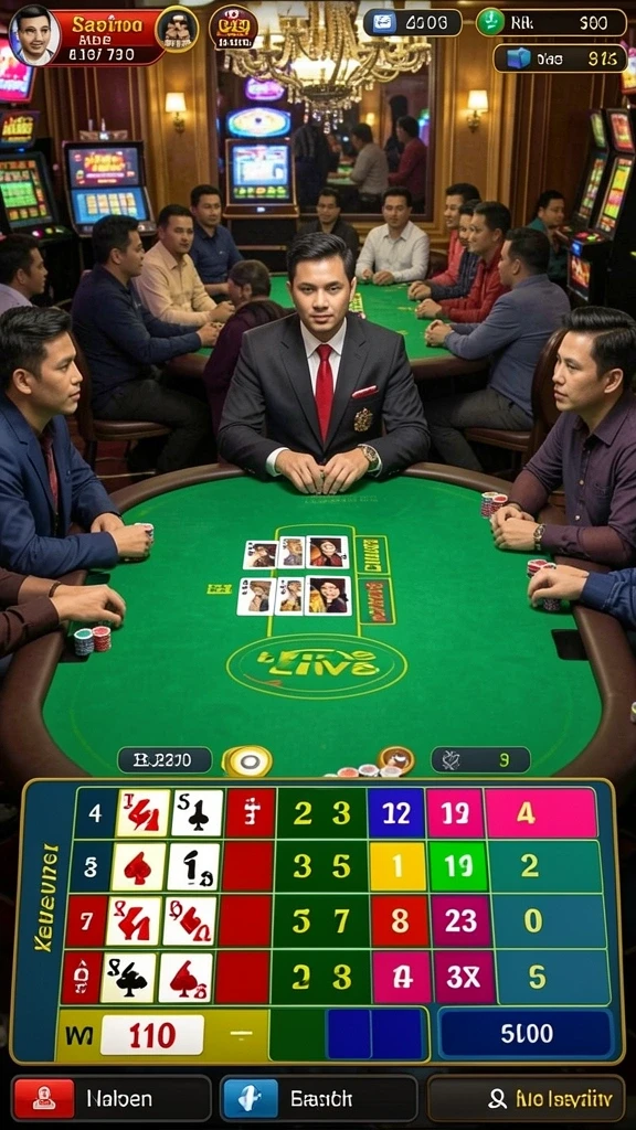Berbagai karakter yang dapat dipilih oleh pemain.