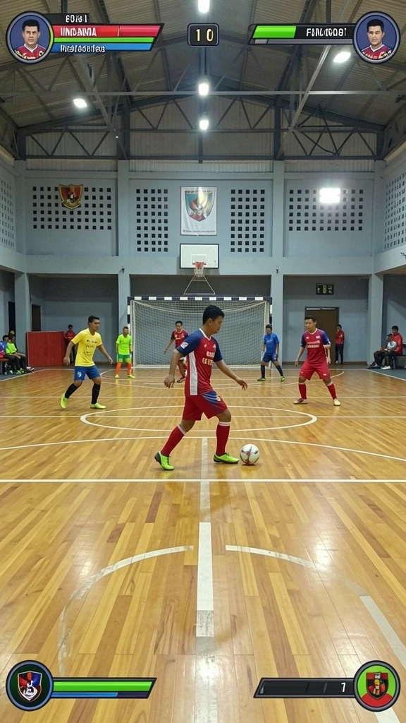 Grafis menakjubkan saat menjelajahi dunia.
