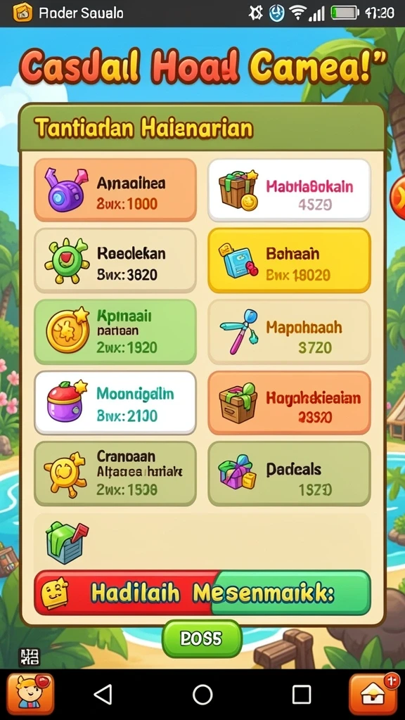 Karakter-karakter unik dengan kemampuan yang berbeda.