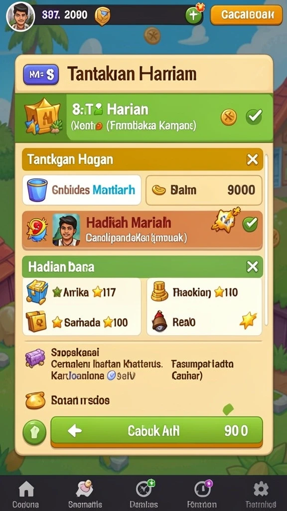 Tampilan antarmuka IND777 yang menarik dan intuitif.