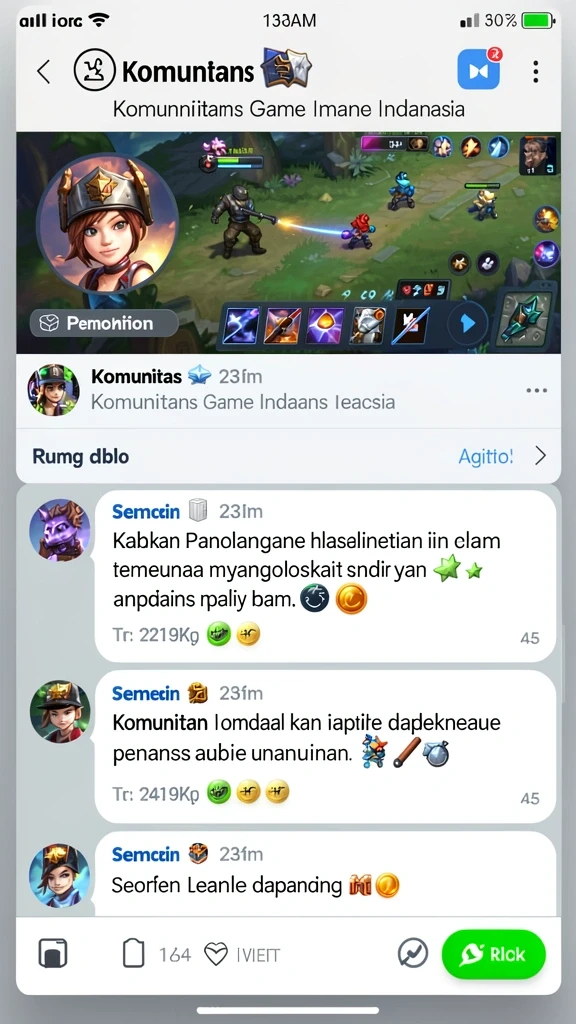 Karakter dan skin menarik yang dapat dikustomisasi.