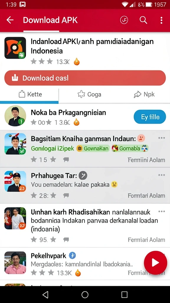 Tampilan awal yang menawan dan mudah dipahami.