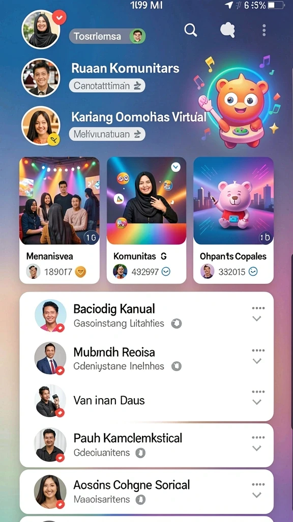 Berbagai karakter unik untuk dipilih dan dimainkan.