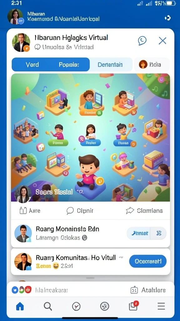 Tangkapan layar menampilkan karakter unik dalam aksi.