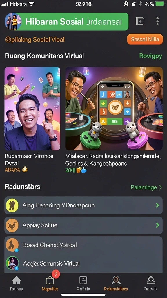 Tampilan antarmuka yang menarik dan user-friendly.