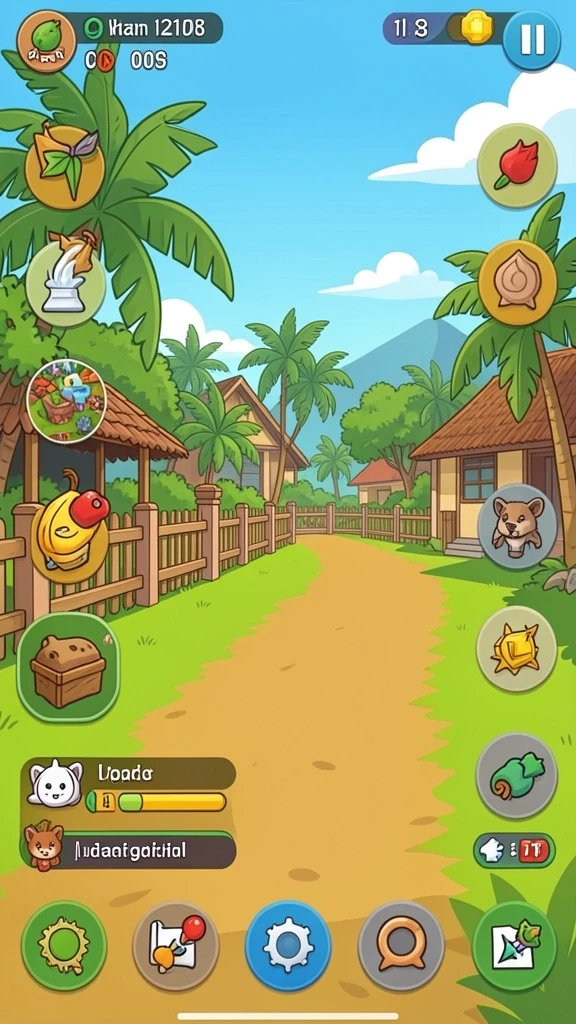 Screenshot memperlihatkan grafis yang menakjubkan dalam permainan.