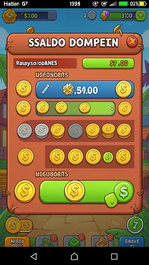 Screenshot menunjukkan pemandangan kerajaan yang megah.