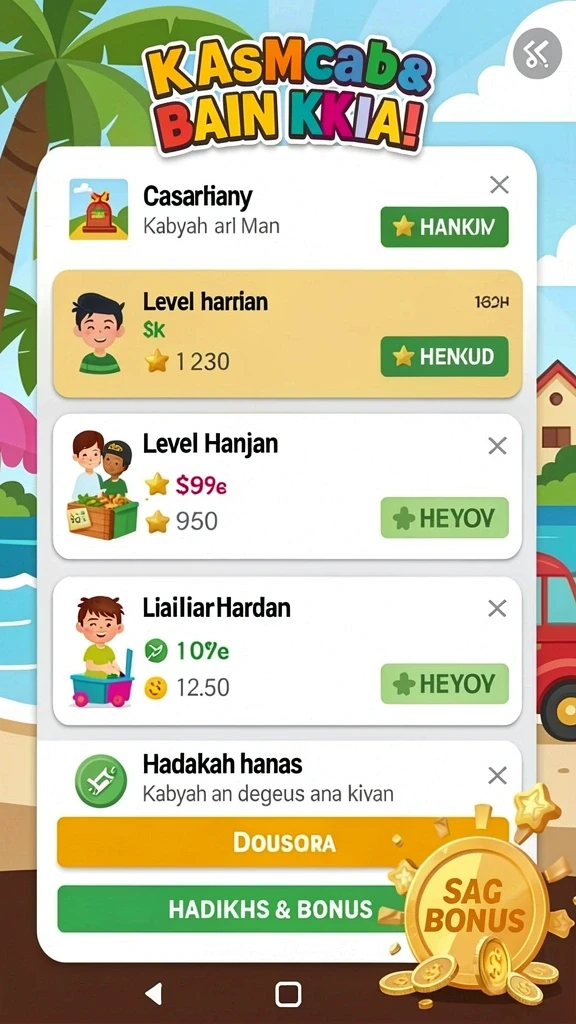 Tampilan menu utama OBOR138 yang menarik.