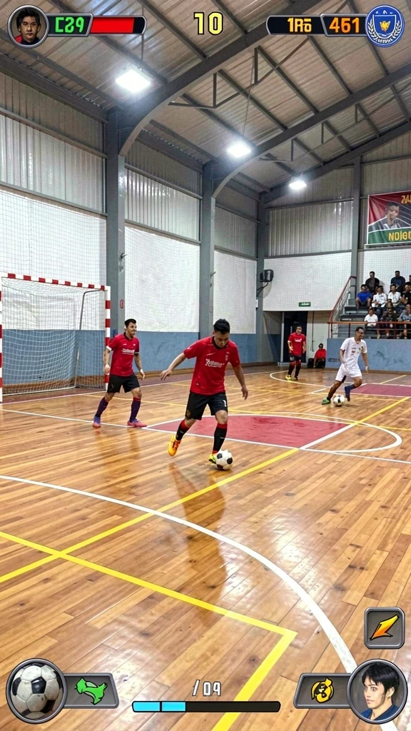 Fitur interaksi sosial yang memungkinkan bermain bersama teman.