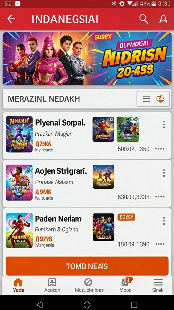 Tampilan grafis yang menawan dan menarik.