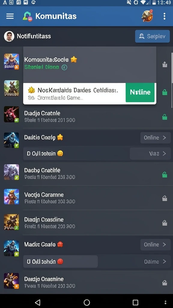 Tampilan antarmuka yang user-friendly dan intuitif.