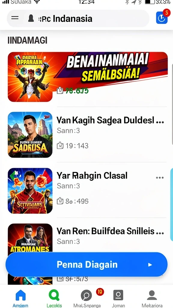 Tampilan antarmuka yang user-friendly dan menarik.