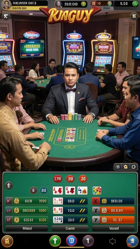 Contoh level yang penuh warna dan menantang.