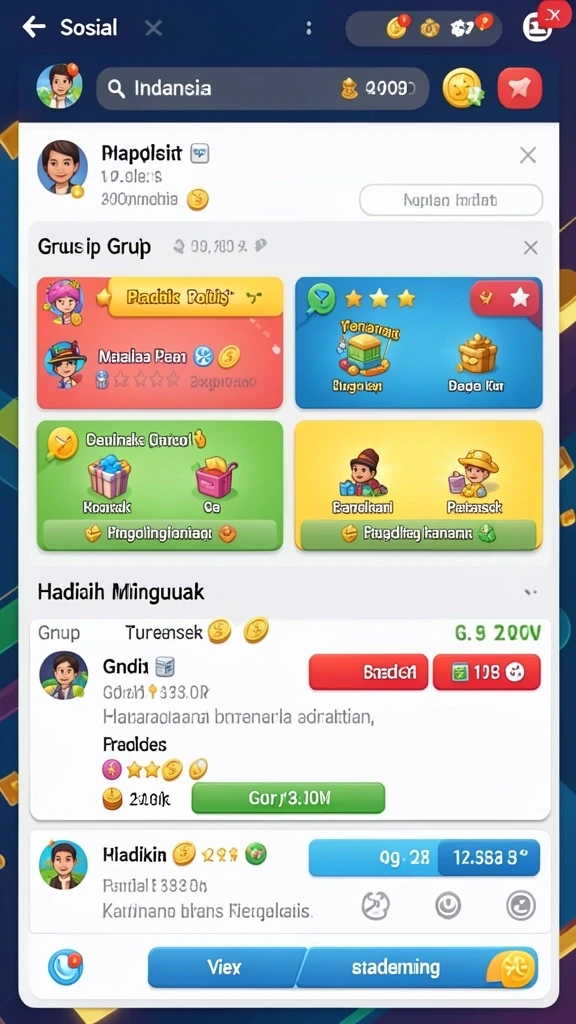 Pilihan permainan yang beragam dan menarik untuk dimainkan.