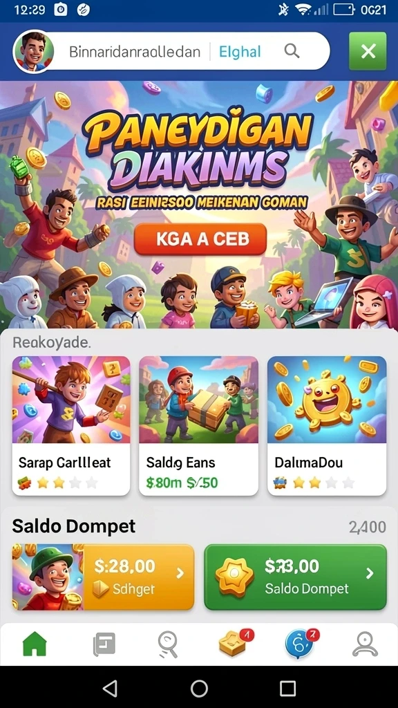 Tampilan antarmuka yang menarik dan mudah digunakan.
