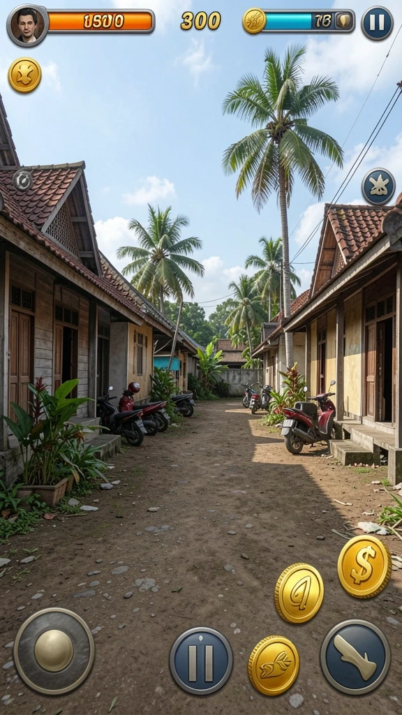 Tangkapan layar mode multiplayer yang penuh tantangan.