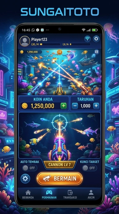 sungaitoto — layar beranda